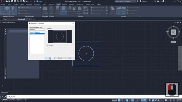AutoCAD How To Break A Block Tutorial смотреть онлайн