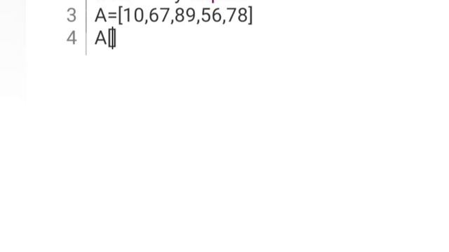 Updation Operation in Array in Python. смотреть онлайн