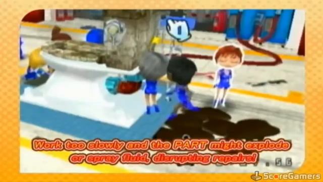 Pit Crew Panic WiiWare Trailer смотреть онлайн