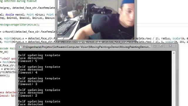 Robust face detection using Haarcascades + template matching смотреть онлайн