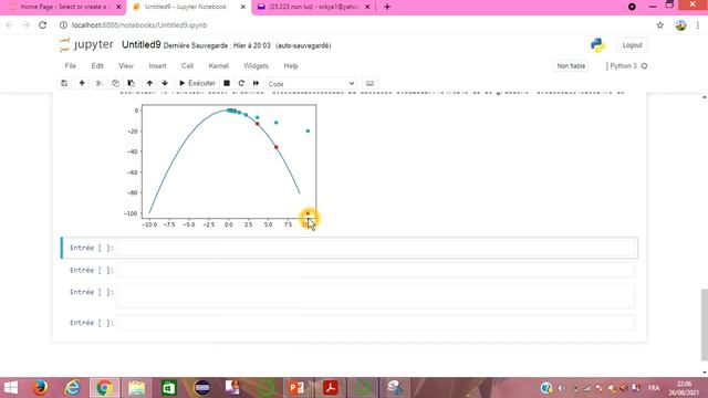 Méthode de Descente de Gradient avec Python: résolution de problème de maximisation f(x)=x² , 2/4 смотреть онлайн