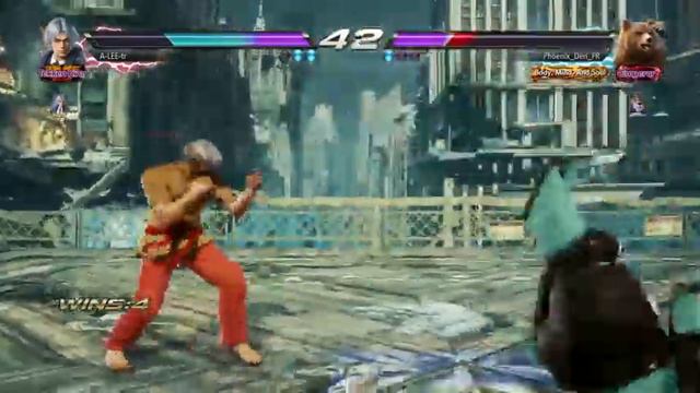 TEKKEN™7 Lee Vs Kuma Tekken God Promation Match