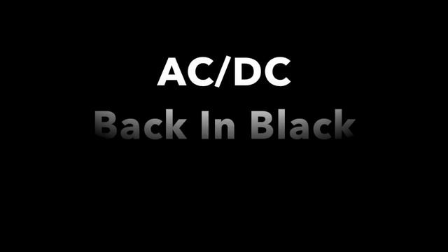 AC/DC Back In Black ギターソロ弾いてみた TAB無料ダウンロード可 [バイトーンギター教室] смотреть онлайн