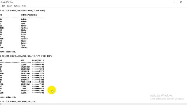 Character Function In Oracle Database смотреть онлайн