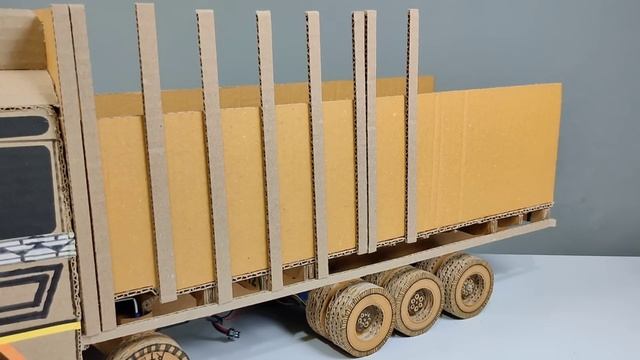 How To Make RC 16 Wheeler Tata Truck From Cardboard And Homemade ll DIY?? смотреть онлайн