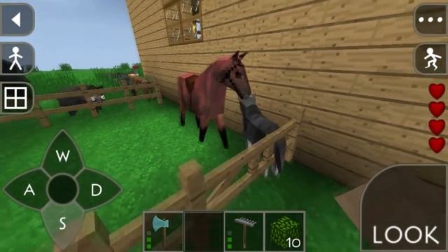 Выживание Survivalcraft #7 [Загон для лошади]