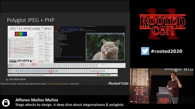Alfonso Muñoz - Stego attacks by design. A deep dive about stegomalware & ... [RootedCON2020-EN] смотреть онлайн