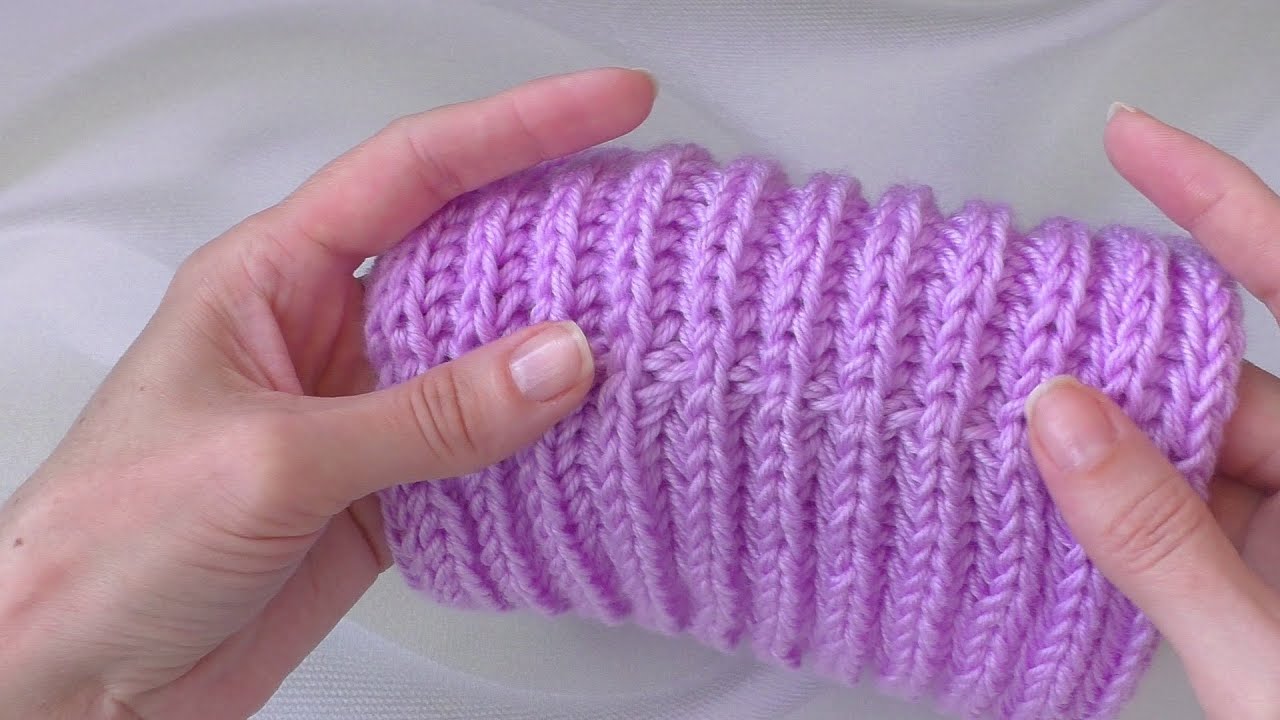 Красивый аккуратный шов для английской резинки. Как сшить снуд связанный английской резинкой. смотреть онлайн