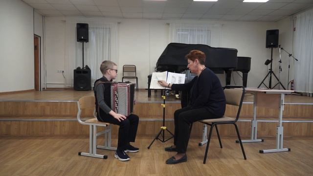 Открытый урок 18 января 2024г. "Воспитание слухового контроля на начальном этапе обучения", часть 1 смотреть онлайн