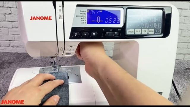 Компьютерная швейная машина Janome 4120 QDC смотреть онлайн