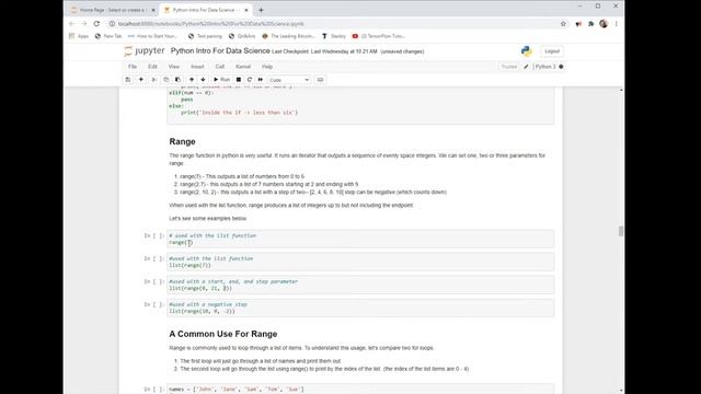 Lsn 13 - Python Pass, Range and Never Ending Loops смотреть онлайн