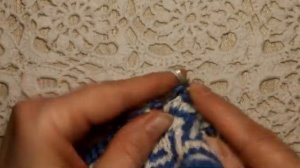 Узоры спицами 09 Ленивый жаккард