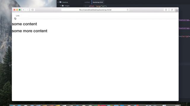 How to create a Navigation Bar in Bootstrap смотреть онлайн