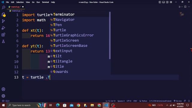 python turtle || draw heart with code ! (PYTHON ) смотреть онлайн