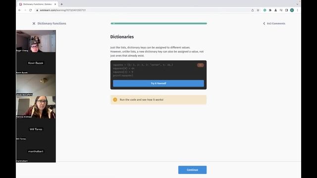 Sololearn Python Core 48-54 part 1 смотреть онлайн