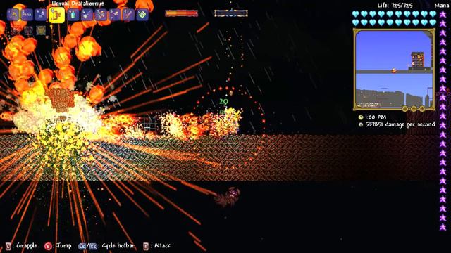 Terraria-Strange Interaction Between Calamity Mod and Fargo's Mod смотреть онлайн
