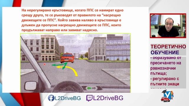 Урок: Правила за преминаване през кръстовище / How to cross an intersection (SUB) смотреть онлайн