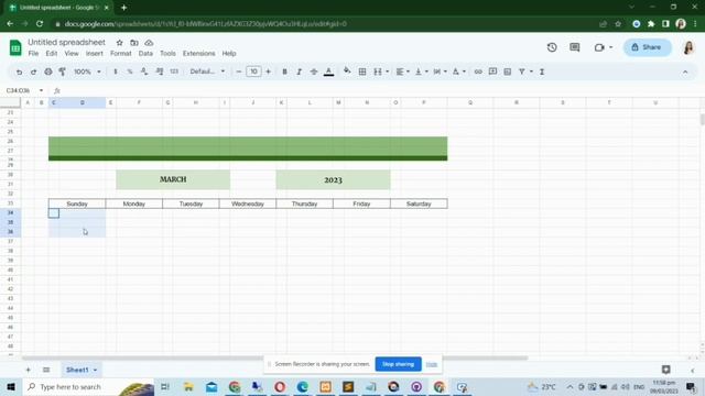 How to create your Calendar in Google Sheets смотреть онлайн