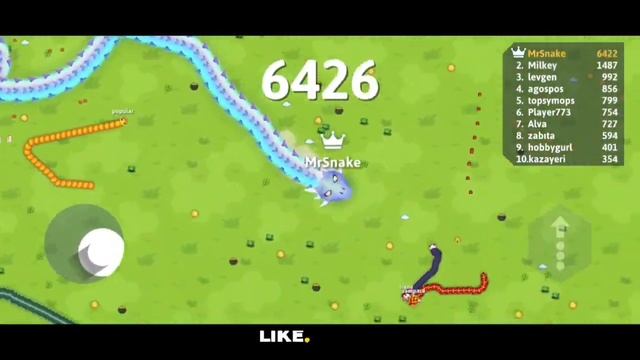 Over The Rainbow Snake.Io Find Satisfying Delecious Huge Score Gameplay | смотреть онлайн