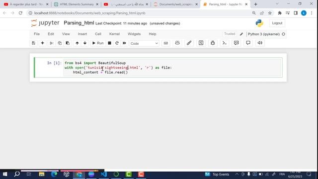 Parsing HTML with BeautifulSoup| Learn web scraping with python|2023 смотреть онлайн
