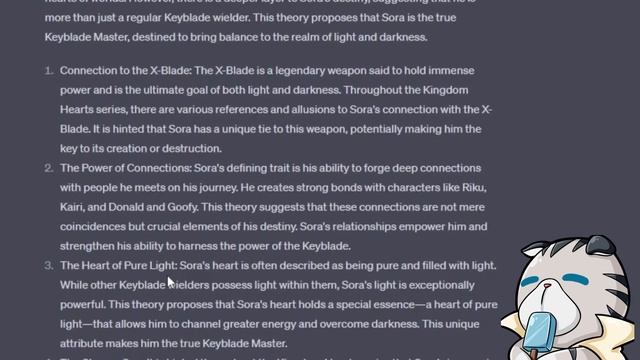 I asked ChatGPT to make Kingdom Hearts Theories смотреть онлайн