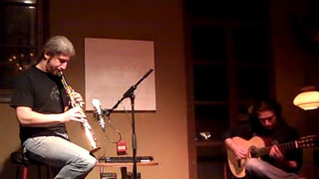 yossi yifrach and noam king- guitar and saxophone duet-mantra for love and peace смотреть онлайн