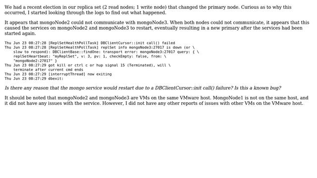 DevOps & SysAdmins: Mongo daemon restarts after replica set issue смотреть онлайн
