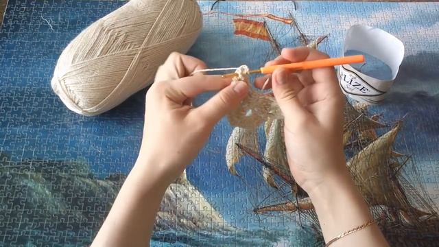 Вязание крючком. Шаль крючком. Как научиться вязать крючком. Крючок для начинающих. смотреть онлайн