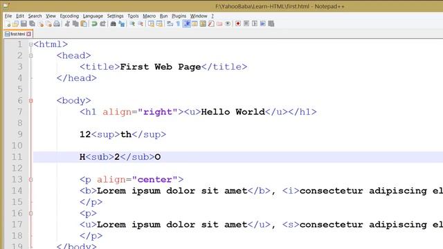 HTML Text Formatting Tags Tutorial in Hindi Urdu Part II смотреть онлайн