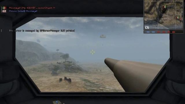 Battlefield 1942 multiplayer game 12. Operation Husky. Road to Rome add-on