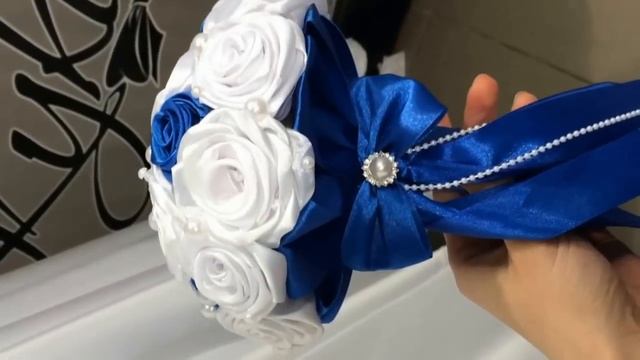 BROOCH BOUQUET / БРОШЬ БУКЕТЫ, из лент, ткани , букет невесты. смотреть онлайн