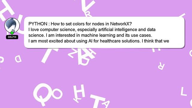 PYTHON : How to set colors for nodes in NetworkX? смотреть онлайн