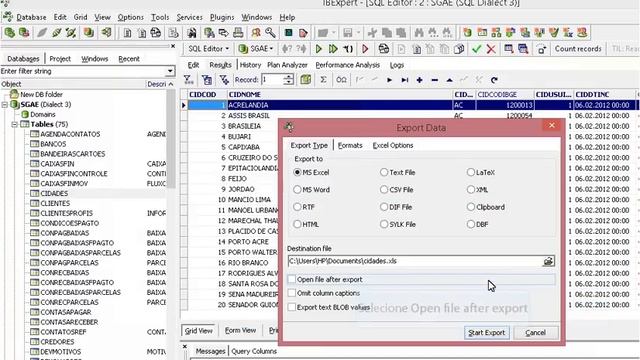 Exportar dados db Firebird e Interbase para CSV com IbExpert Exportação bd Delphi смотреть онлайн