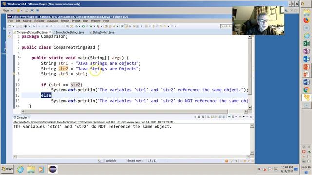 Comparing String Objects смотреть онлайн