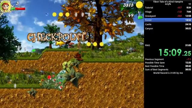 Tibor: Tale of a Kind Vampire | Any% Speedrun in 30:13 смотреть онлайн