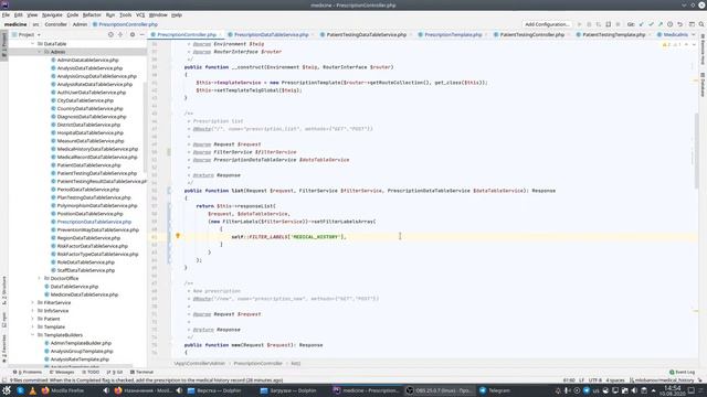 Медицинский проект на Symfony - Сделать добавление назначения из просмотра истории болезни смотреть онлайн