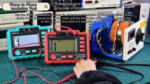 Цифровой тестер параметров 250/500/1000 в Измеритель сопротивления заземления