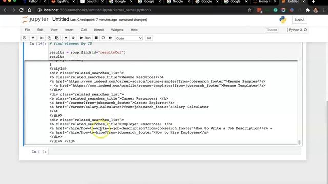 شرح ويب سكرابينج باستخدام بيوتيفول سوب مثال عملي جزء ١ Web scraping sample using BeautifulSoup Part смотреть онлайн