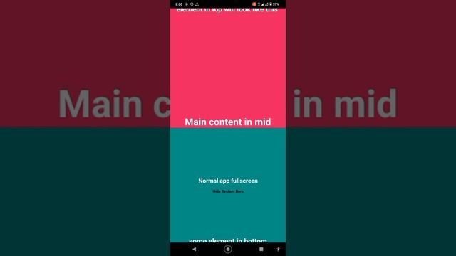Make your android app real fullscreen | immersive mode | android fullscreen app 2022 смотреть онлайн