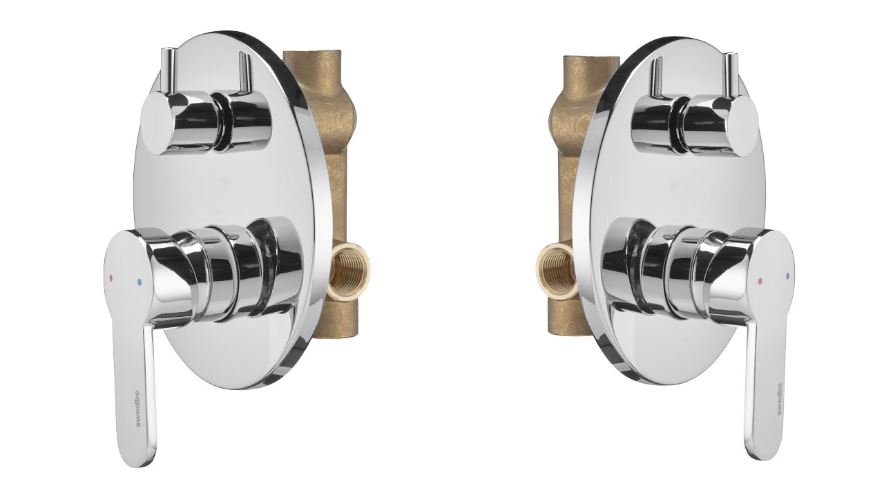 Распаковка встраиваемого смесителя Swedbe Platta 5514 смотреть онлайн