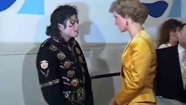 Michael Jackson meets Princess Diana & Prince Charles смотреть онлайн