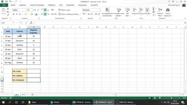 12 Excel Funzioni CONTA SE e SOMMA SE смотреть онлайн