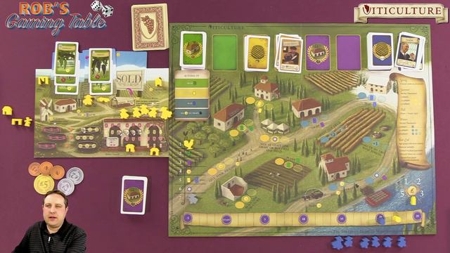 Viticulture Essential Edition Solo Playthrough смотреть онлайн
