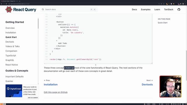Estude a documentação do React Query comigo! (parte 1) смотреть онлайн