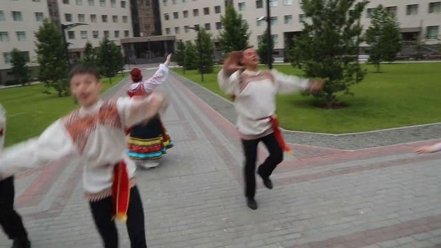 Всероссийский флешмоб Russian Dance в Новосибирске