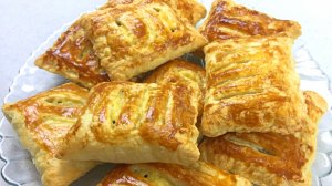 Слойки с грибами и сыром . Пальчики оближешь.mp4