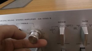 На что способен усилитель 1976 года Yamaha CA-1000II