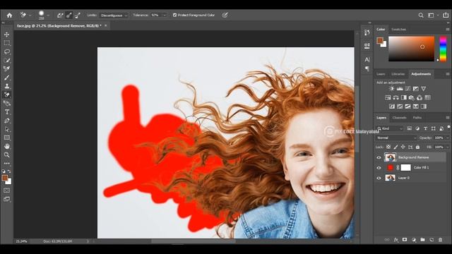 CUT OUT Hair FAST and EASY Compositing Tips in Adobe Photoshop 2021 - Malayalam Editing Tutorial смотреть онлайн