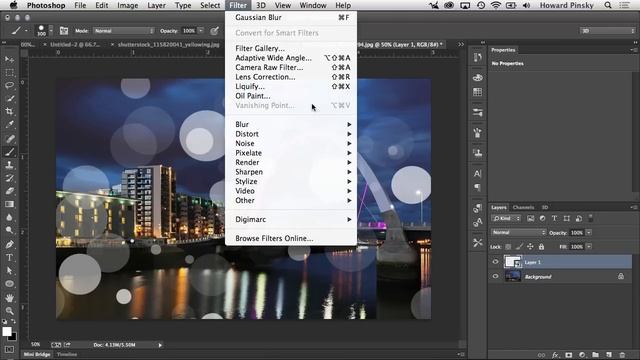 How to Create a BOKEH Effect in Photoshop! смотреть онлайн