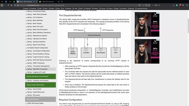Working on the Spring MVC Framework смотреть онлайн